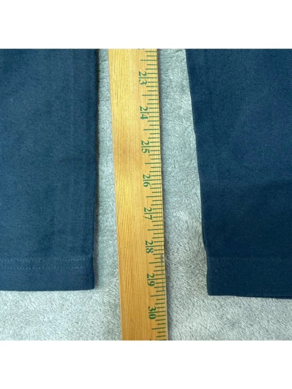 NWOT Vintage & Black Weatherproof Men's S Blue Linen Blend Pants Elastic Waist
